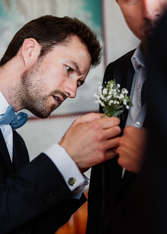 Mariage de Capucine & Laurent -4- Préparation de Laurent