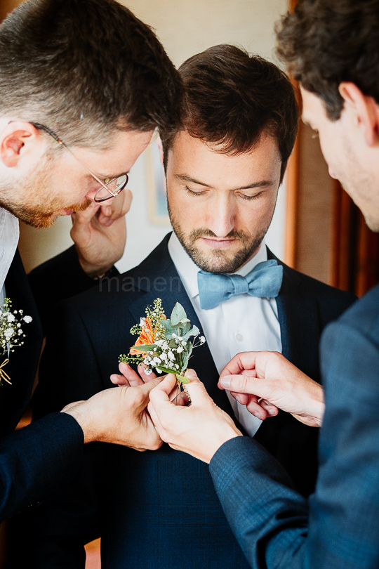 Mariage de Capucine & Laurent -4- Préparation de Laurent
