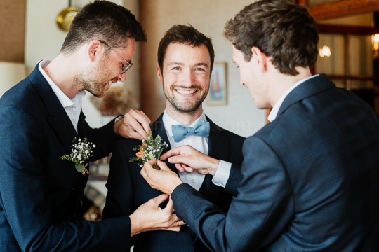 Mariage de Capucine & Laurent -4- Préparation de Laurent