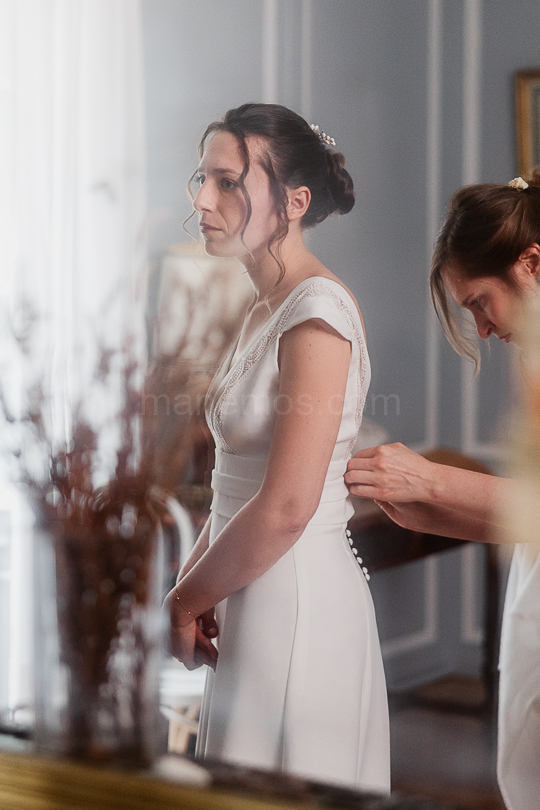Mariage de Capucine & Laurent -5- Habillage de Capucine
