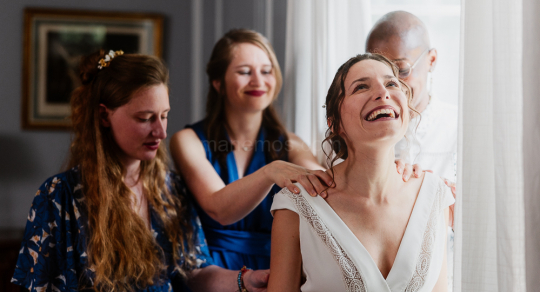 Mariage de Capucine & Laurent -5- Habillage de Capucine