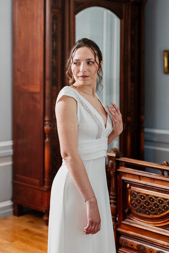 Mariage de Capucine & Laurent -5- Habillage de Capucine