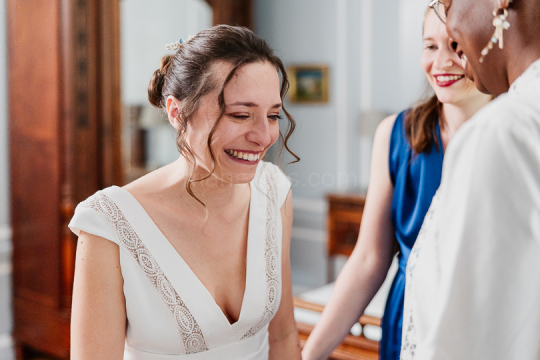 Mariage de Capucine & Laurent -5- Habillage de Capucine