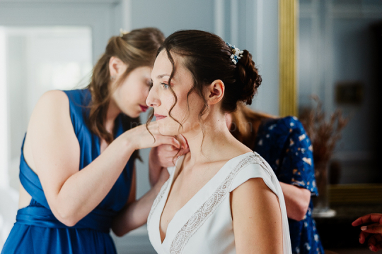 Mariage de Capucine & Laurent -5- Habillage de Capucine