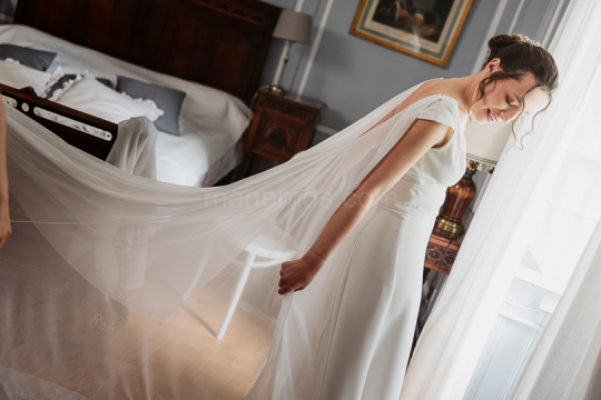 Mariage de Capucine & Laurent -5- Habillage de Capucine