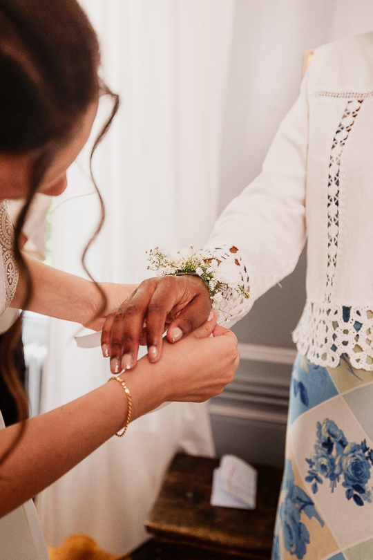 Mariage de Capucine & Laurent -5- Habillage de Capucine