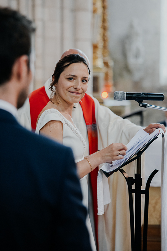 Mariage de Capucine & Laurent -14- Echanges des mots entre les m