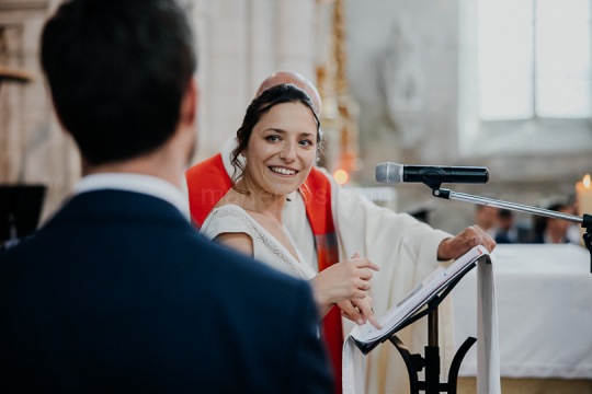 Mariage de Capucine & Laurent -14- Echanges des mots entre les m