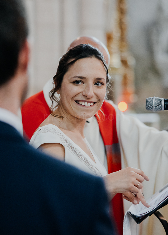 Mariage de Capucine & Laurent -14- Echanges des mots entre les m