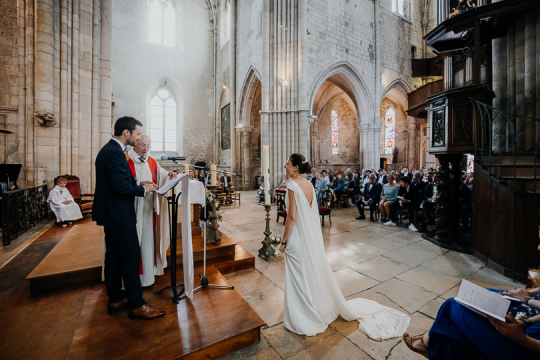 Mariage de Capucine & Laurent -14- Echanges des mots entre les m