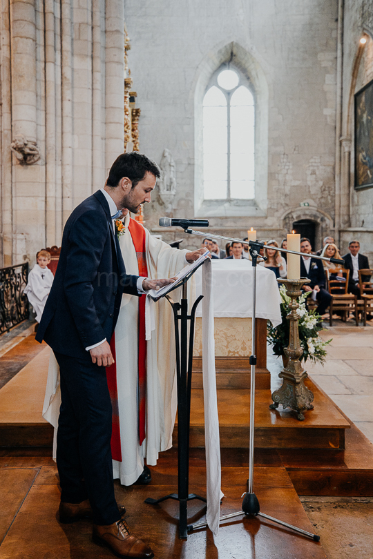 Mariage de Capucine & Laurent -14- Echanges des mots entre les m