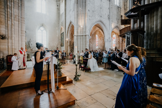 Mariage de Capucine & Laurent -15- Chants & Echanges d'alliances