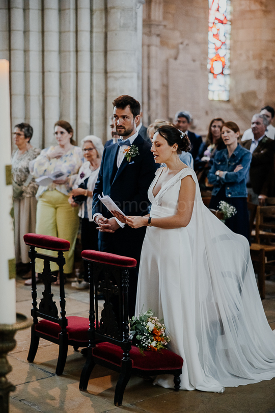Mariage de Capucine & Laurent -15- Chants & Echanges d'alliances