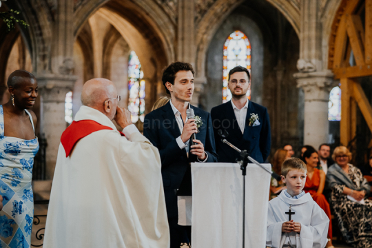 Mariage de Capucine & Laurent -15- Chants & Echanges d'alliances