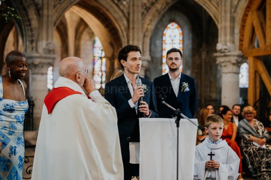 Mariage de Capucine & Laurent -15- Chants & Echanges d'alliances