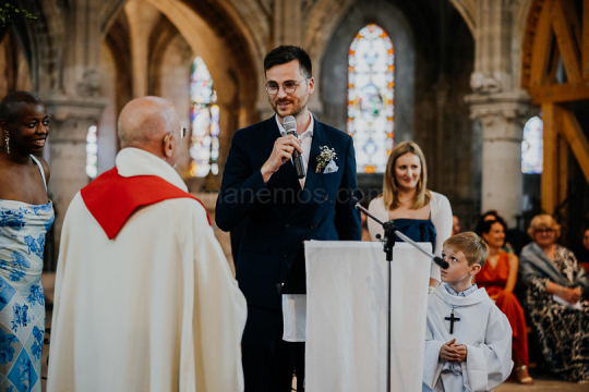 Mariage de Capucine & Laurent -15- Chants & Echanges d'alliances