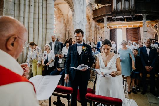 Mariage de Capucine & Laurent -15- Chants & Echanges d'alliances