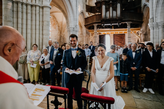 Mariage de Capucine & Laurent -15- Chants & Echanges d'alliances