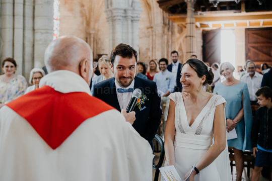 Mariage de Capucine & Laurent -15- Chants & Echanges d'alliances