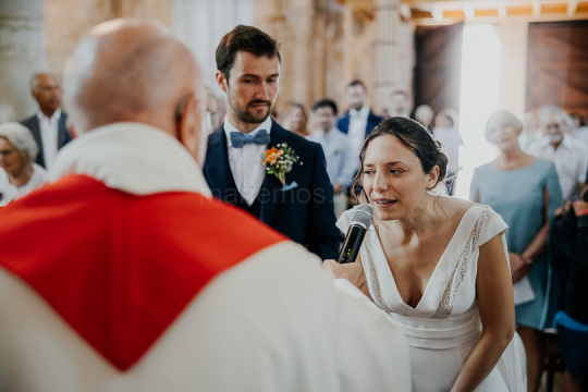 Mariage de Capucine & Laurent -15- Chants & Echanges d'alliances