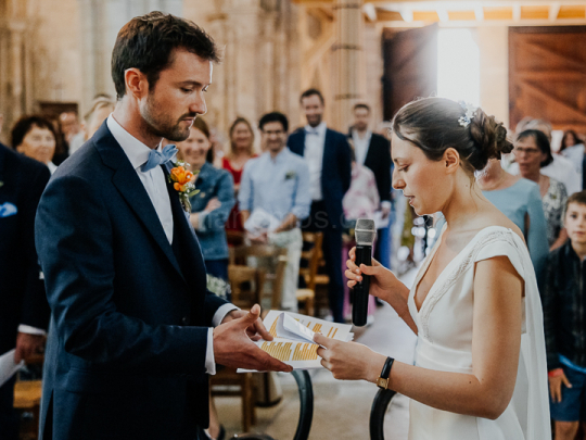 Mariage de Capucine & Laurent -15- Chants & Echanges d'alliances