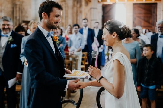 Mariage de Capucine & Laurent -15- Chants & Echanges d'alliances