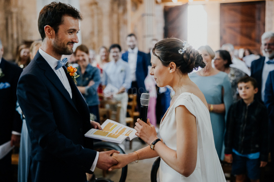 Mariage de Capucine & Laurent -15- Chants & Echanges d'alliances