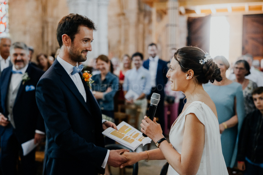 Mariage de Capucine & Laurent -15- Chants & Echanges d'alliances