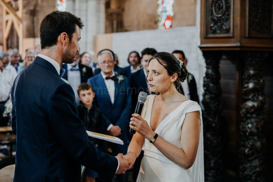 Mariage de Capucine & Laurent -15- Chants & Echanges d'alliances