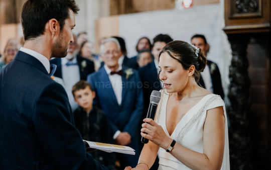 Mariage de Capucine & Laurent -15- Chants & Echanges d'alliances