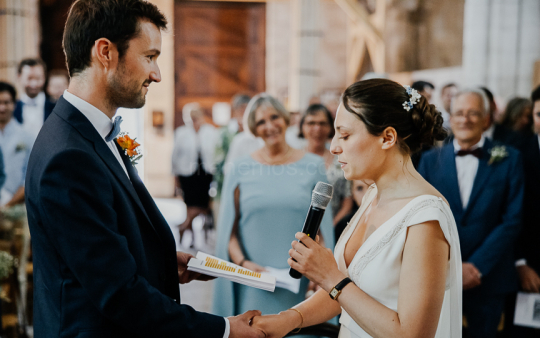 Mariage de Capucine & Laurent -15- Chants & Echanges d'alliances
