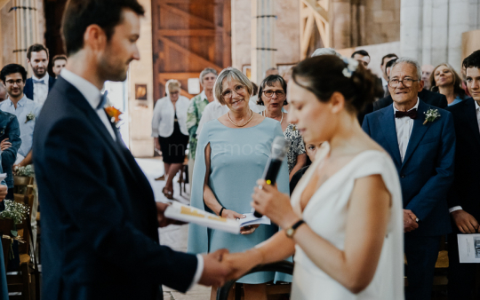 Mariage de Capucine & Laurent -15- Chants & Echanges d'alliances