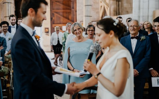 Mariage de Capucine & Laurent -15- Chants & Echanges d'alliances
