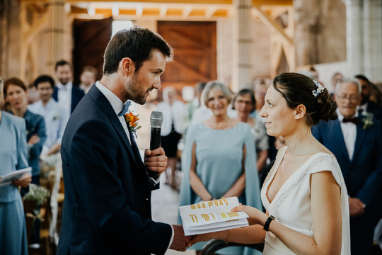 Mariage de Capucine & Laurent -15- Chants & Echanges d'alliances