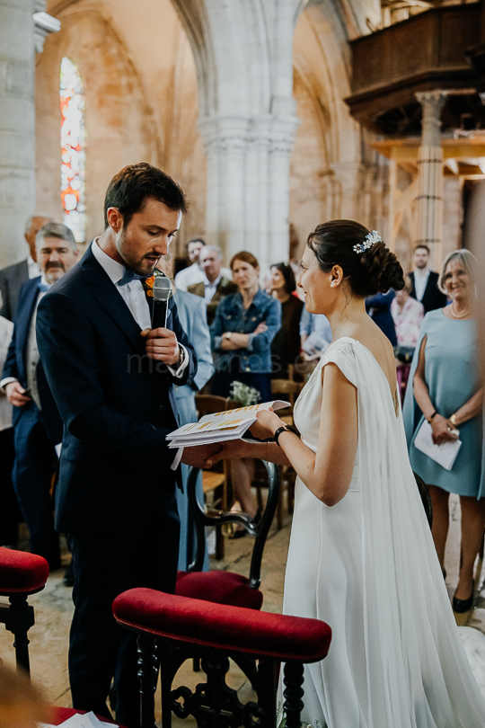 Mariage de Capucine & Laurent -15- Chants & Echanges d'alliances