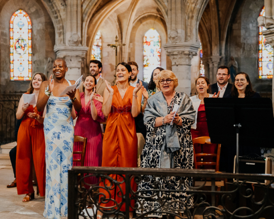 Mariage de Capucine & Laurent -15- Chants & Echanges d'alliances