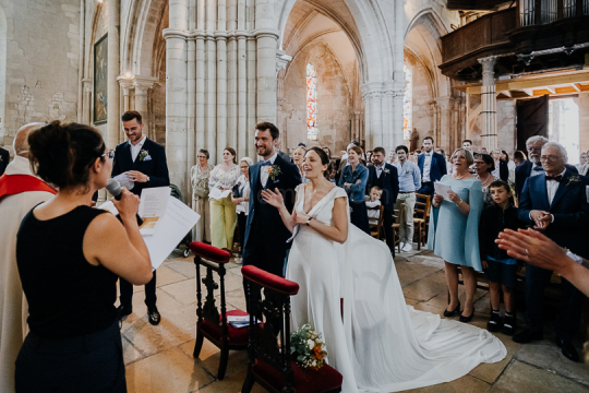 Mariage de Capucine & Laurent -15- Chants & Echanges d'alliances