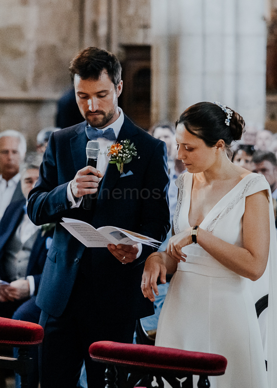 Mariage de Capucine & Laurent -15- Chants & Echanges d'alliances