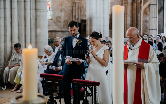 Mariage de Capucine & Laurent -15- Chants & Echanges d'alliances