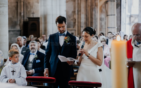 Mariage de Capucine & Laurent -15- Chants & Echanges d'alliances