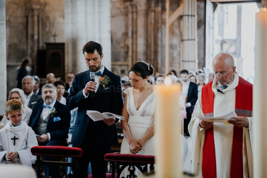 Mariage de Capucine & Laurent -15- Chants & Echanges d'alliances
