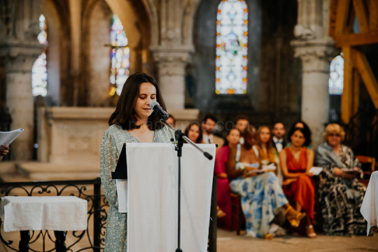 Mariage de Capucine & Laurent -15- Chants & Echanges d'alliances