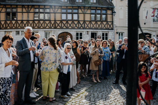 Mariage de Capucine & Laurent -17- Sortie des mariés