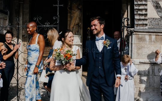 Mariage de Capucine & Laurent -17- Sortie des mariés