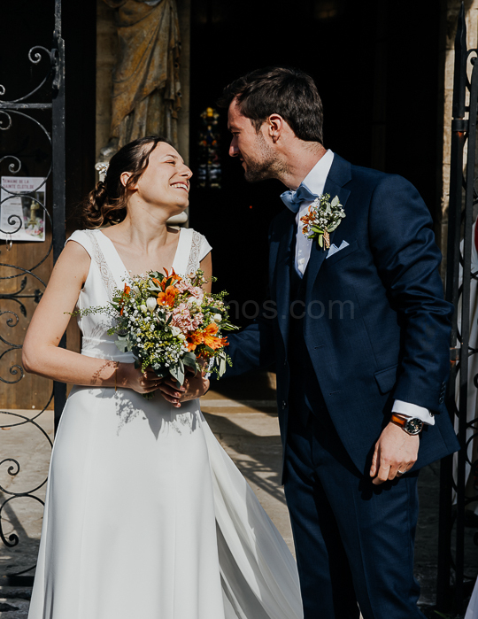 Mariage de Capucine & Laurent -17- Sortie des mariés