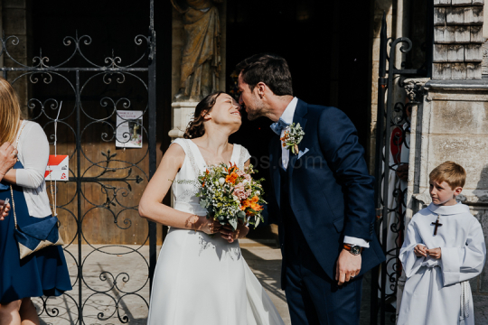 Mariage de Capucine & Laurent -17- Sortie des mariés