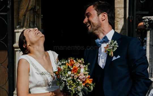 Mariage de Capucine & Laurent -17- Sortie des mariés