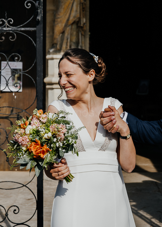 Mariage de Capucine & Laurent -17- Sortie des mariés