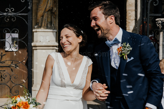 Mariage de Capucine & Laurent -17- Sortie des mariés
