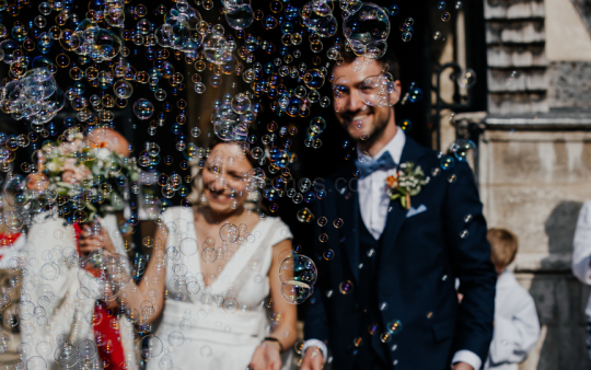 Mariage de Capucine & Laurent -17- Sortie des mariés